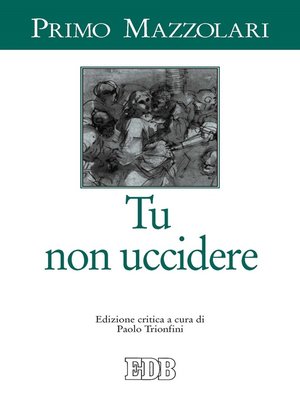 cover image of Tu non uccidere